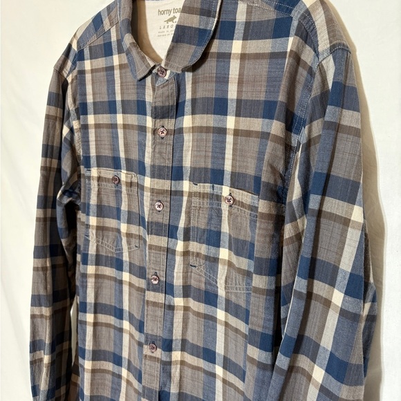Horny Toad button down shirt organic cotton ￼ - Picture 3 of 11